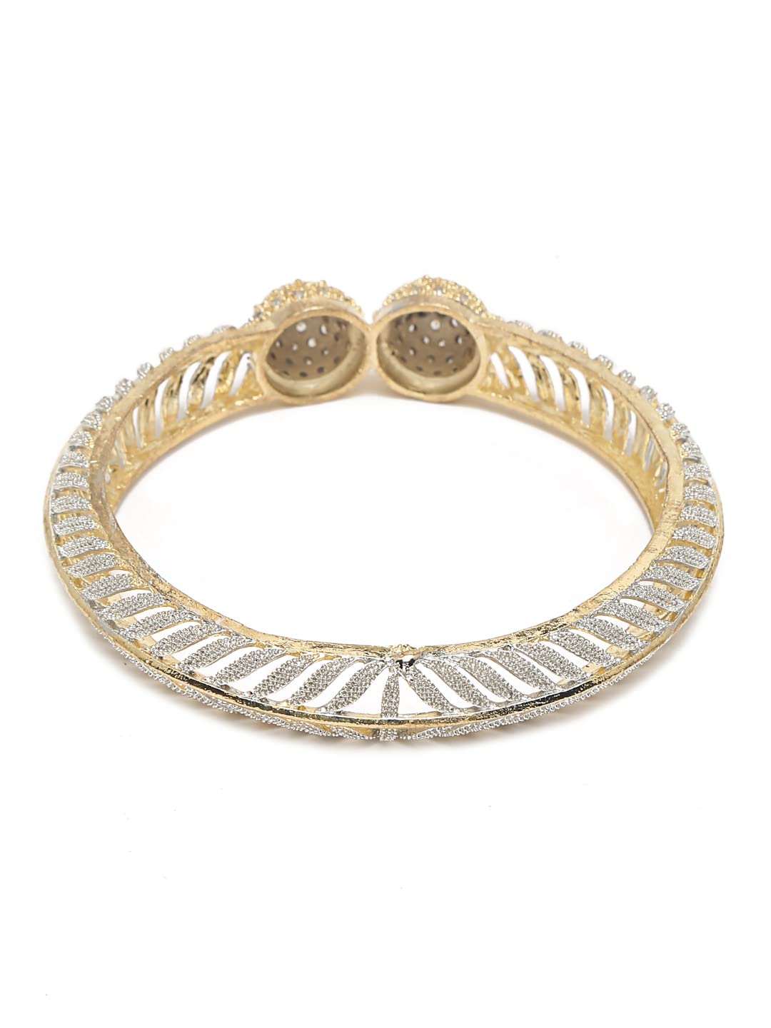 Stylish Plated Bangles for Women, Set of 2